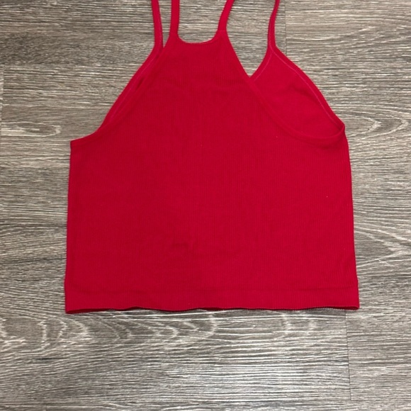 Women's Red Racerback Tank Top - Picture 2 of 2